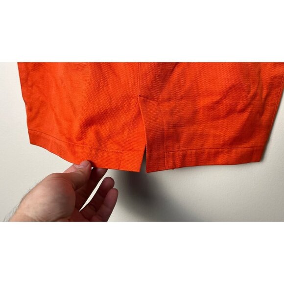 THIERRY MUGLER ORANGE BODYCON MINI SKIRT - Picture 5 of 8